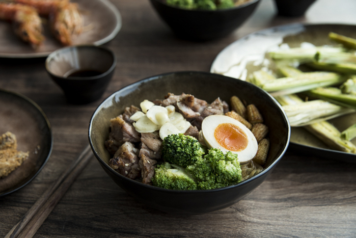 (複製)WAGA|日式 墨灑釉燒 12cm 陶瓷圓碗 │單品