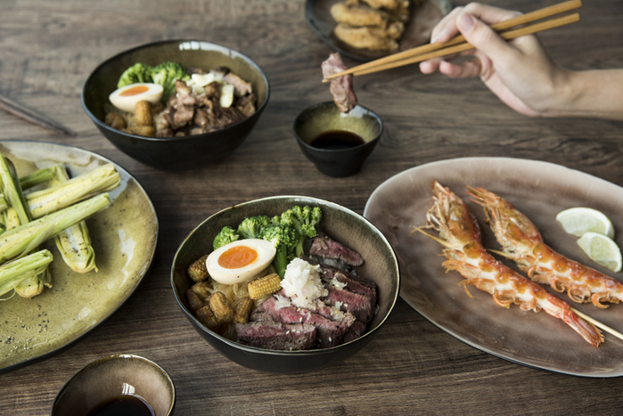 (複製)WAGA|日式 墨灑釉燒 12cm 陶瓷圓碗 │單品