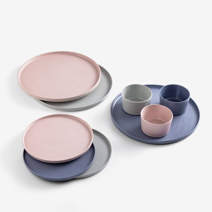 WAGA|莫蘭迪色 11cm 合成樹脂小碗 霧藍 單品