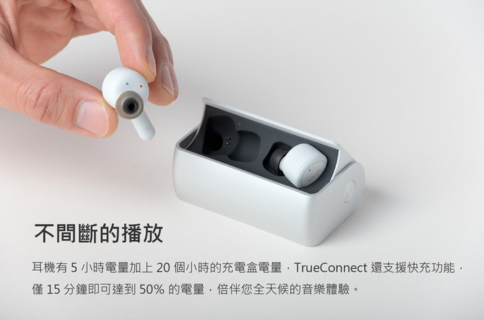 RHA | TrueConnect 真無線音樂耳機 石墨黑