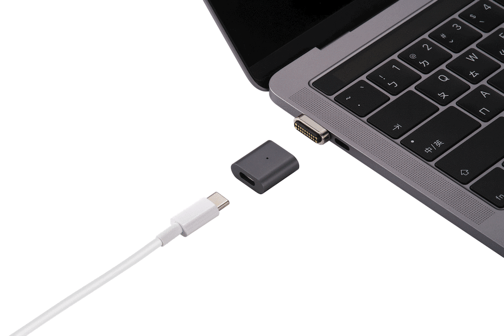 OneMore|iEasy USB-C磁吸轉接頭 Magnetic Adapter(太空灰)