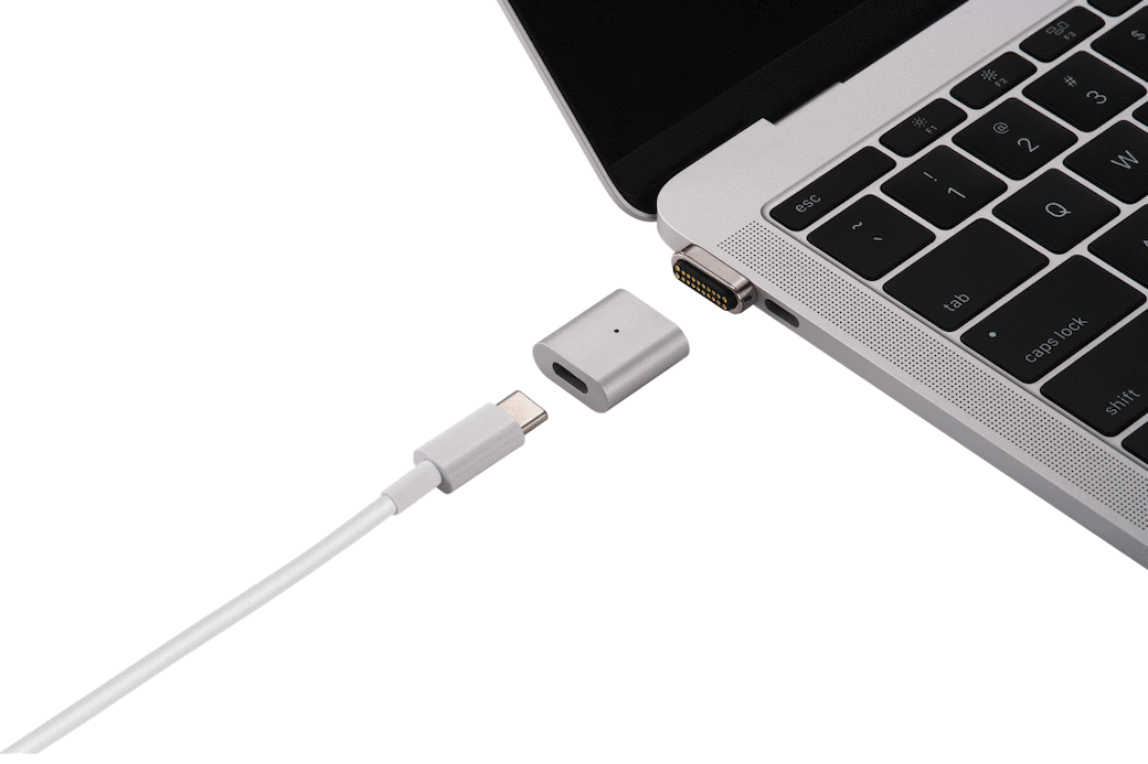 OneMore|iEasy USB-C磁吸轉接頭 Magnetic Adapter(銀色)