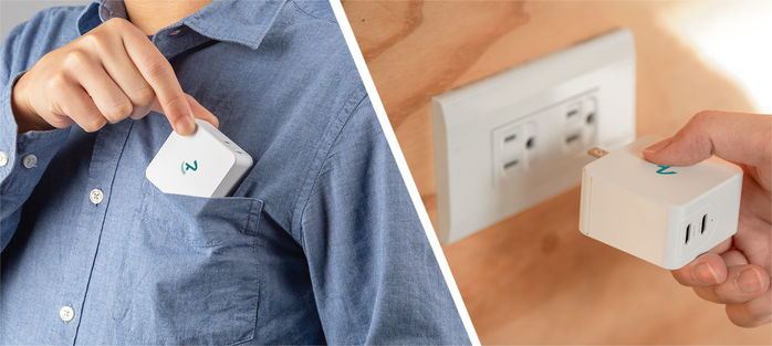 Allite|65W GaN 氮化鎵雙口 USB-C 快充充電器 - 白
