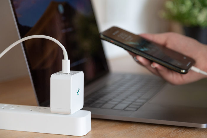 Allite|65W GaN 氮化鎵雙口 USB-C 快充充電器 - 白