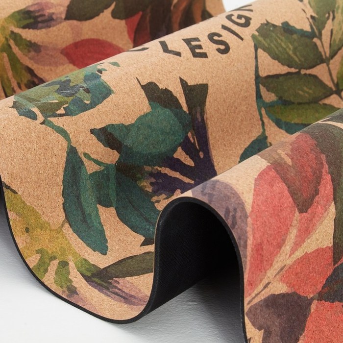 (複製)Clesign|Eco Cork Yoga Mat 軟木瑜珈墊 5mm - Flowering Elephants