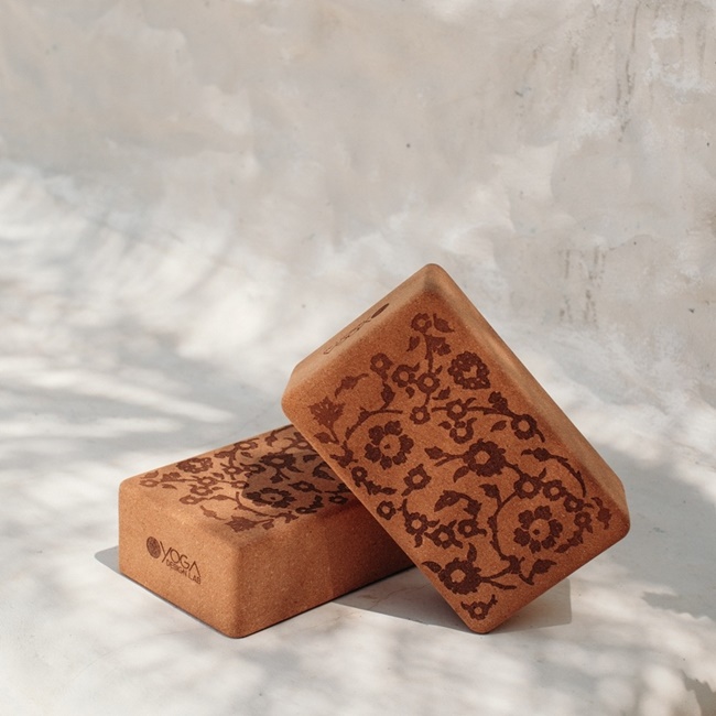 (複製)YogaDesignLab|Cork block 軟木瑜珈磚 - Mandala
