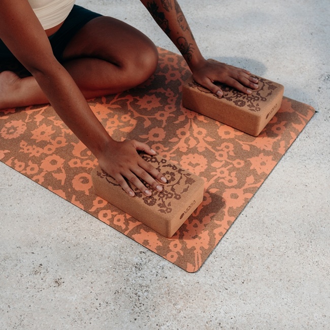 (複製)YogaDesignLab|Cork block 軟木瑜珈磚 - Mandala