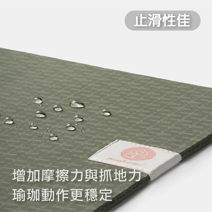 (複製)Mukasa|天然橡膠瑜珈墊 6mm - 冰川灰/十字紋 - MUK-21104