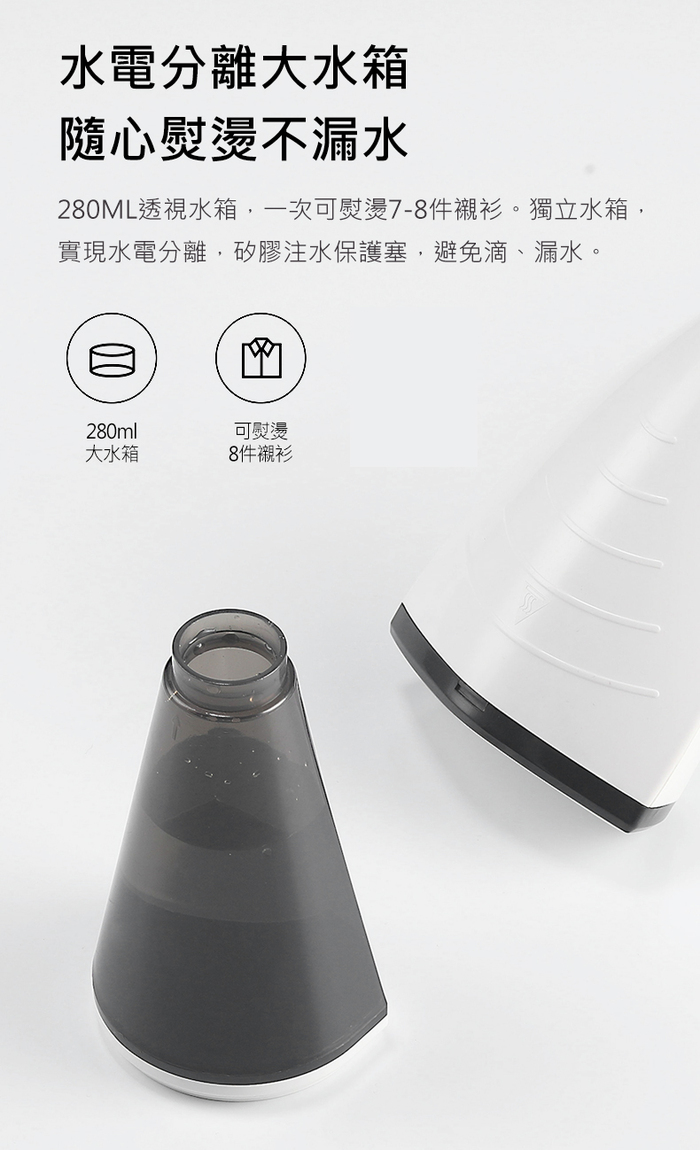 Osner韓國歐紳|Ihandy 手持式熨斗掛燙機(高溫殺菌/大水箱/同級最大蒸氣量) HY_168