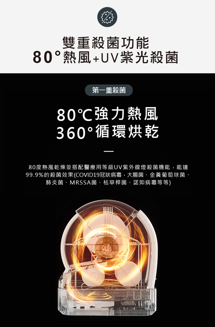 CHEFBORN韓國天廚|65L紫外線殺菌奶瓶烘碗機(Clearshae65)