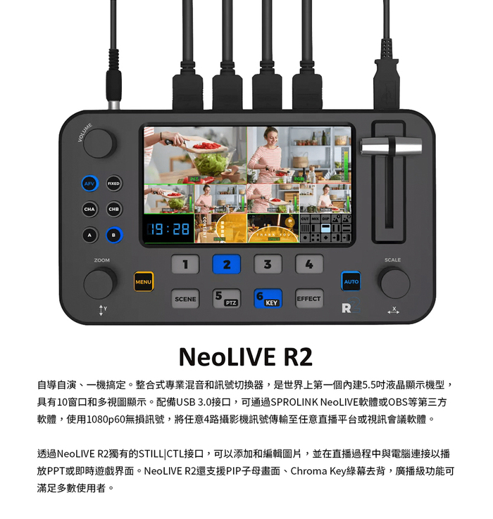 SPROLINK|NeoLIVE R2 整合式直播導播機