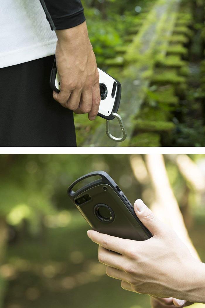(複製)日本 ROOT CO.│iPhone 7 / 8 Gravity Pro 單掛勾+360度旋轉登山扣 - 共六色