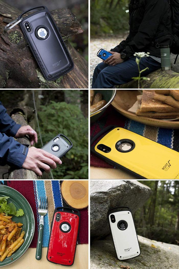 (複製)日本 ROOT CO.│iPhone 7 / 8 Plus Gravity Pro 單掛勾+360度旋轉登山扣 - 共六色