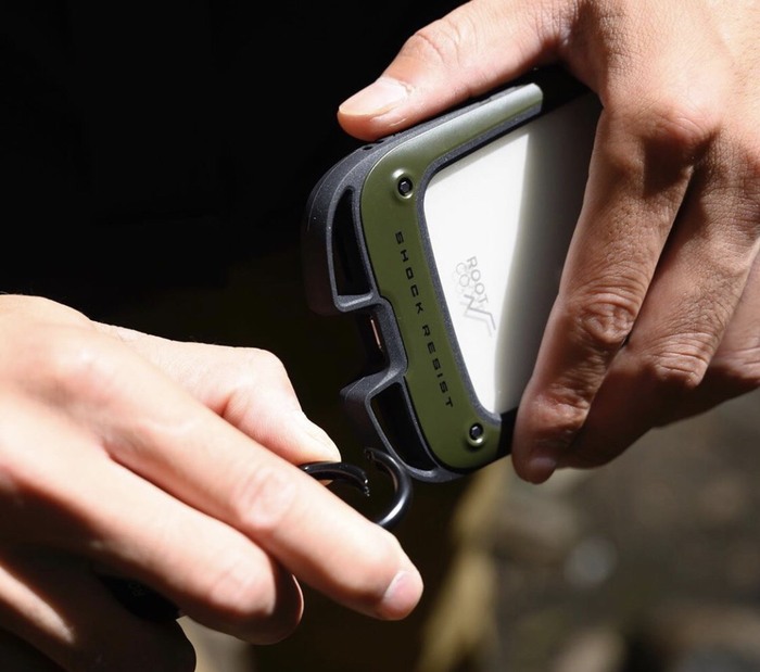 (複製)日本 ROOT CO.|iPhone 11 Gravity Hold. 雙掛勾+360度旋轉登山扣 - 共六色