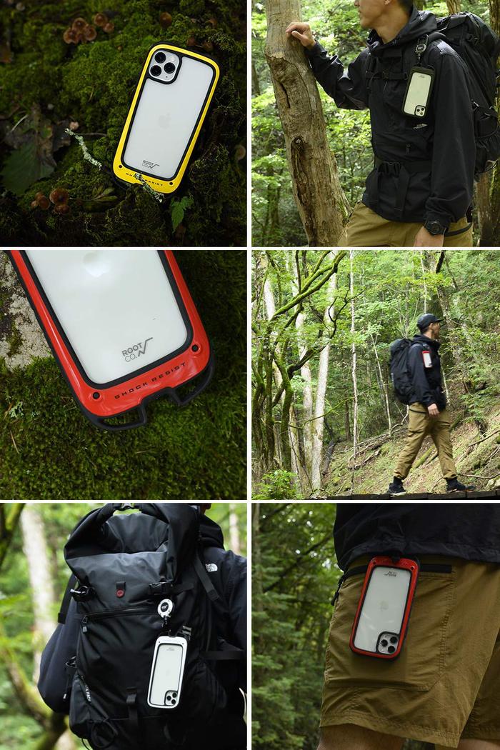 (複製)日本 ROOT CO.|iPhone 11 Pro Gravity Hold. 雙掛勾+360度旋轉登山扣 - 共六色
