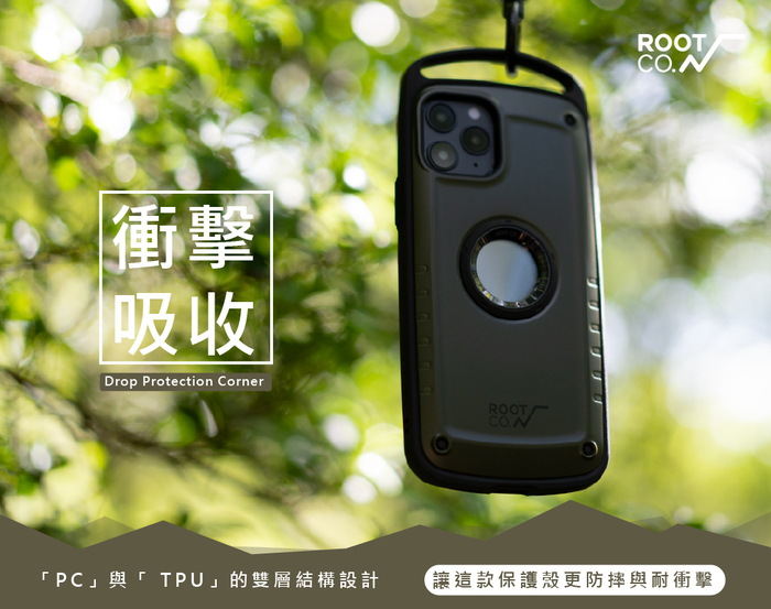 日本 ROOT CO.|iPhone 12 / 12 Pro Gravity Pro 單掛勾式軍規防摔手機保護殼 - 共五色