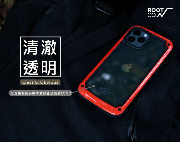 日本 ROOT CO.|iPhone 12 Pro Max Tough & Basic 透明背板+指環吊繩 - 共五色