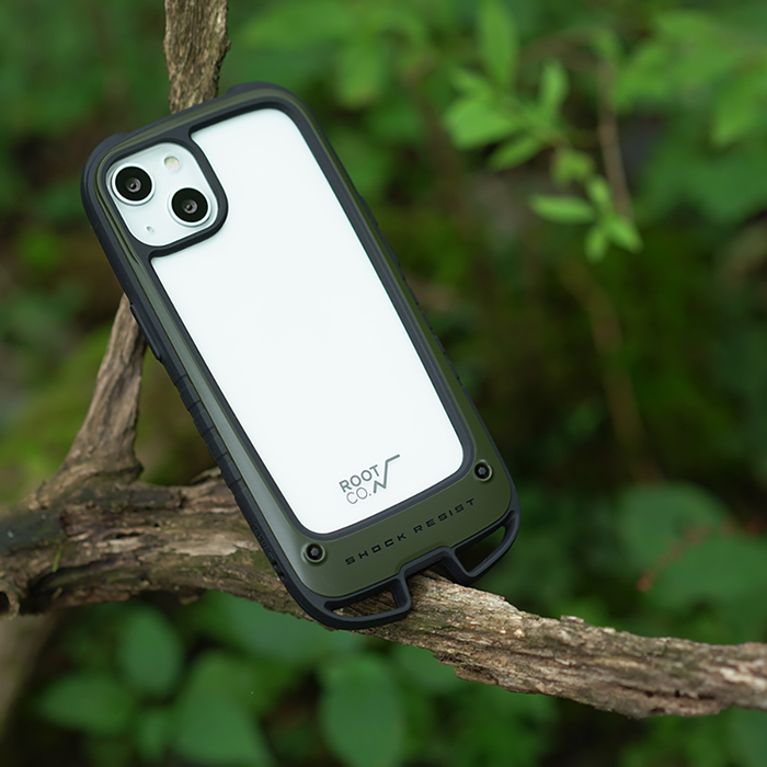 (複製)日本 ROOT CO.|iPhone 13 mini 雙掛勾式防摔手機殼 - 共四色