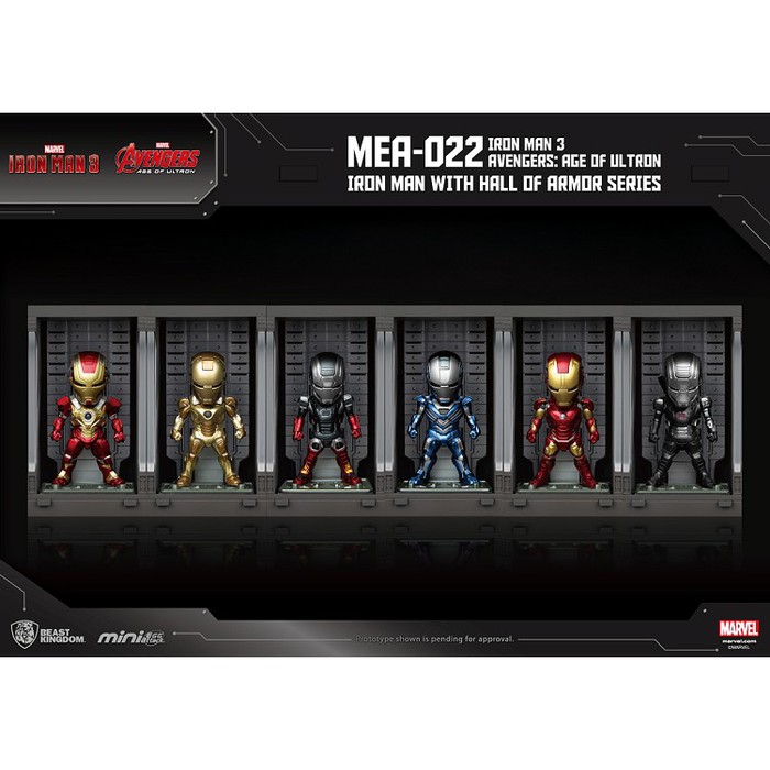 野獸國|MEA-022 鋼鐵人3 裝甲格納庫 - 鋼鐵人 MK22