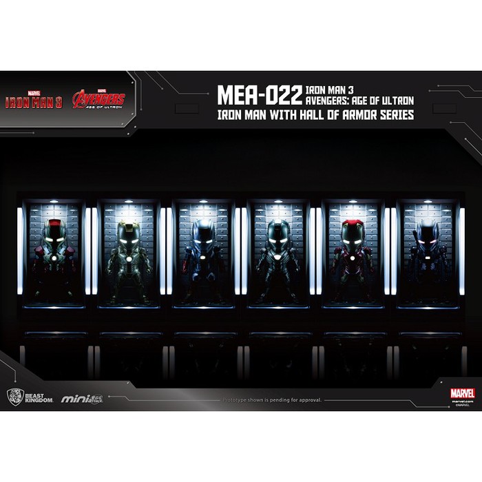 野獸國|MEA-022 鋼鐵人3 裝甲格納庫 - 鋼鐵人 MK22