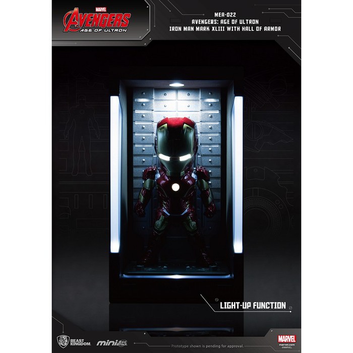 野獸國|MEA-022 復仇者聯盟:奧創紀元 裝甲格納庫 - 鋼鐵人 MK43