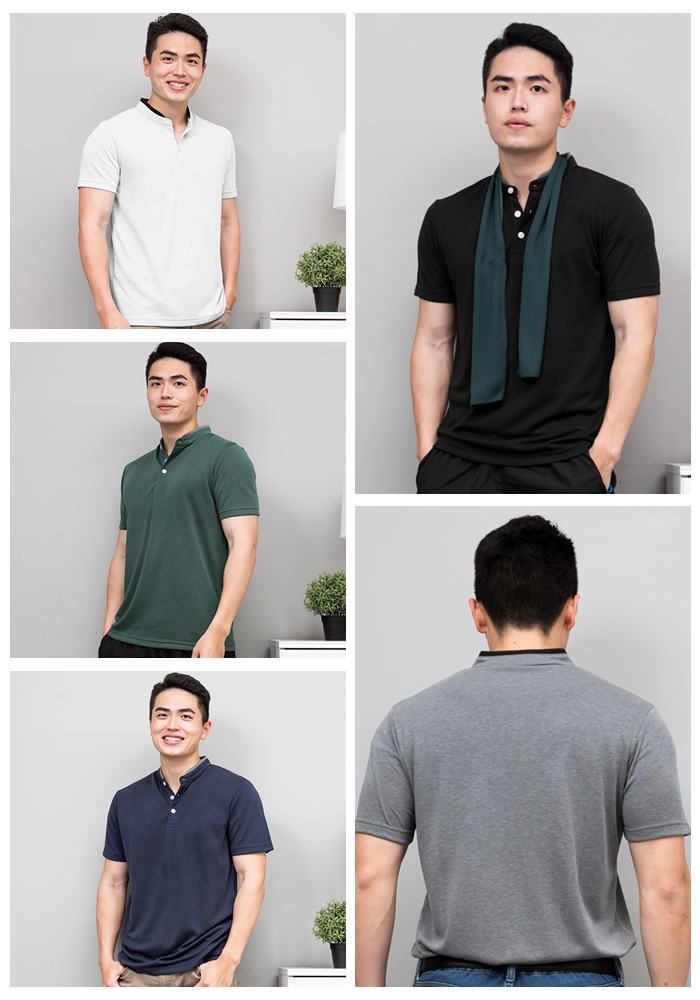 (複製)奇異POLO|100% 防潑、降溫且吸臭的『快乾多功能POLO衫』(男版-翻領) (西裝藍)
