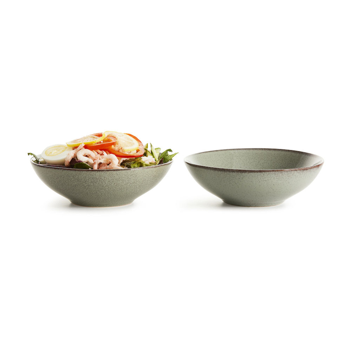 (複製)Sagaform |Nature 瓷釉彩深餐碗組2入(淺灰)
