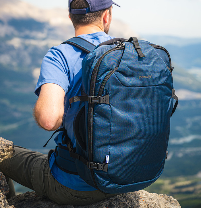 Pacsafe ECONYL® Venturesafe EXP45 再生材質 防盜登機後背包 (45L)