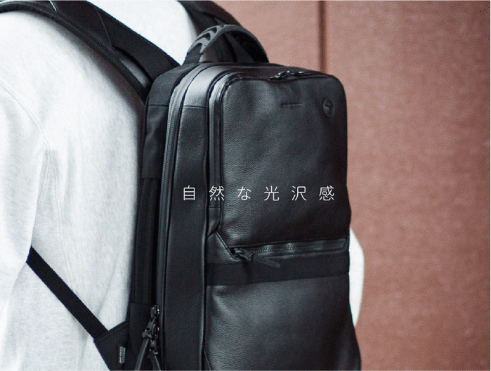 日本Broski & Supply|專利防水真皮 後背包 Rex / 黑色