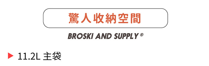 日本Broski&Supply|專利防水真皮 兩用手提後背包 Labor mini / 黑色