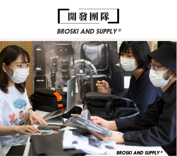 (複製)日本Broski&Supply|專利防水真皮 兩用手提後背包 Labor mini / 黑色