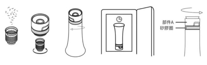 Bongani手工玻璃多功能保冷壺