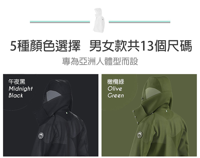 AirOgo|Ultralight Pilloon 多用途內附頸枕旅行外套 (男款) - 午夜黑