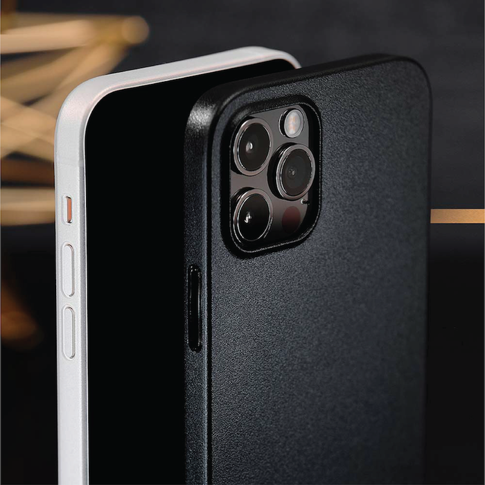 (複製)CAUDABE|iPhone 12 Lucid Clear 極透防摔手機殼 - 石墨黑