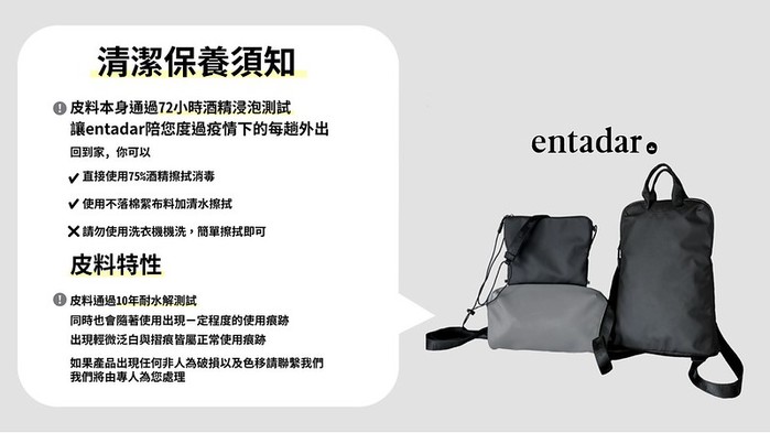 Entadar|Urban Sacoche 防潑水登山補給包 (黃灰迷彩)