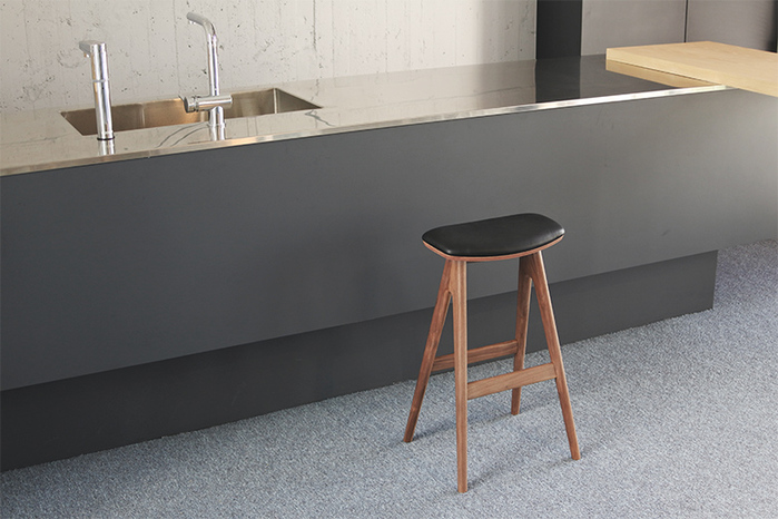 GIAN 匠家具|Pony 吧檯椅 胡桃木