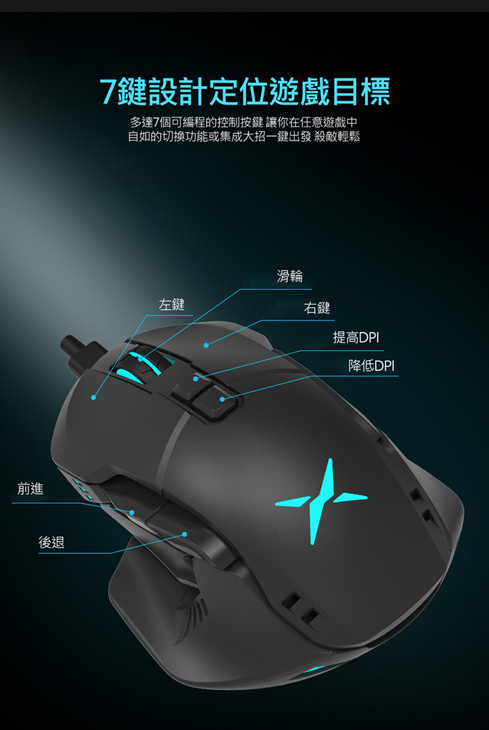 (複製)DeLUX|M618DB 雙模無線垂直光學滑鼠