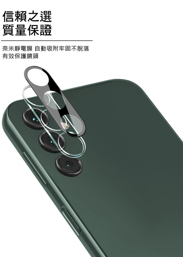 Imak｜SAMSUNG A14 5G/A34 5G 鏡頭玻璃貼(曜黑版)