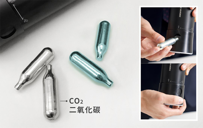RICHMORE|RichSoda氣泡水隨手瓶-CO2迷你氣彈(10顆)x3盒