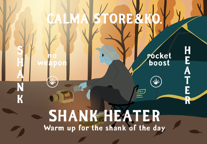 【集購】Calma Store|SHANK HEATER SOLO 卡式瓦斯小暖爐(三色任選)