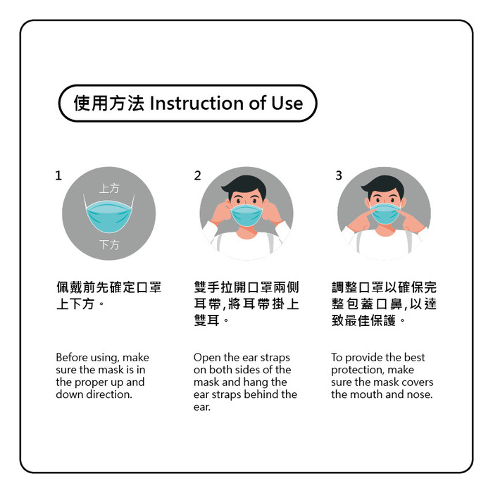 A.Brolly 亞伯尼 |白金漢成人4D醫療口罩(三色可選)