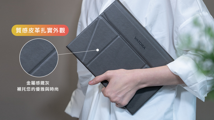 (複製)VATORA|Upfold 百折翻轉保護套 9.7