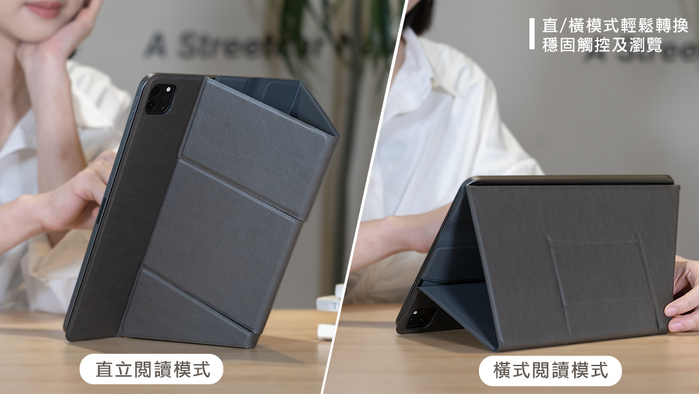 (複製)VATORA|Upfold 百折翻轉保護套 9.7
