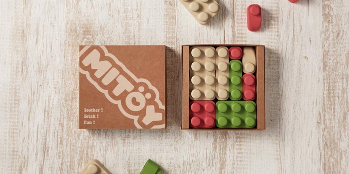 【集購】MiToy米多益|天然米香積木 (25件+環保收納袋)