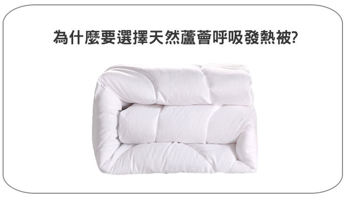 IDÉE LIVING 伊德生活|蘆薈呼吸發熱被 天然蘆薈注劑(單入/雙人)