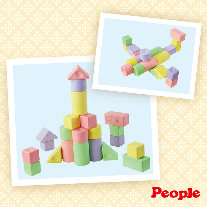 (複製)People|日本製彩色米的洞洞球玩具(柔軟)(0個月-)
