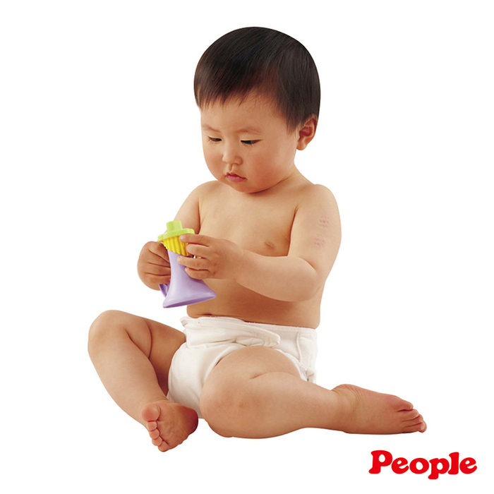 (複製)People|日本製 彩色米的環狀咬舔玩具(0個月-)